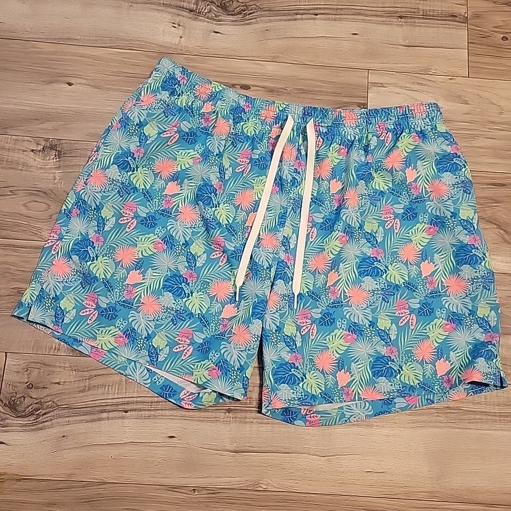 Chubbies Swim‎ Trunks Mens XXL Wild Tropics AOP Hawaiian Drawstring